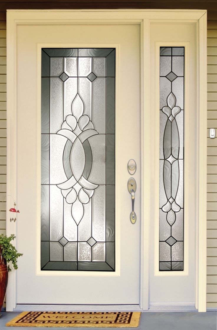 Пластиковые витражные двери