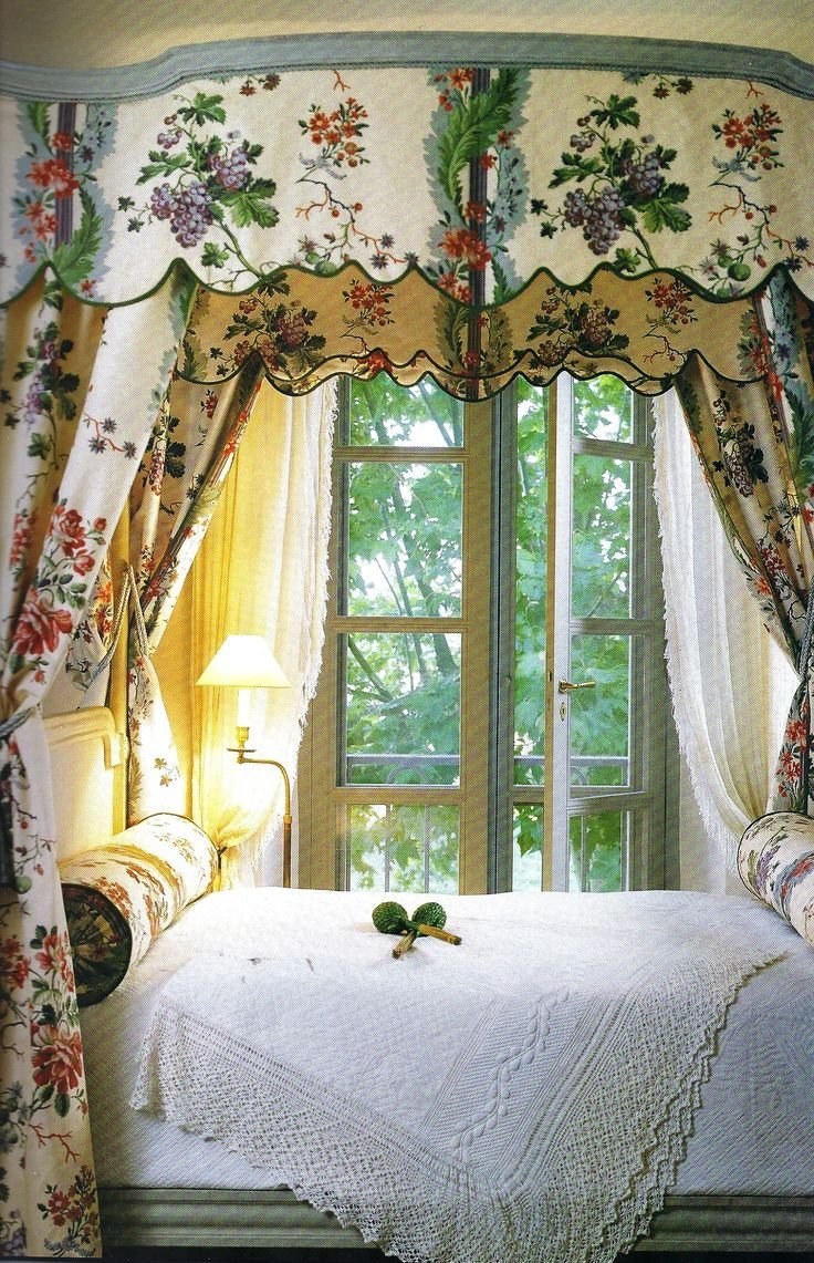 Шторы в стиле Прованс в интерьере