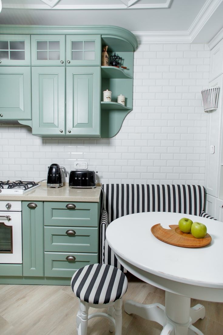 Кухня Прованс минт зеленый