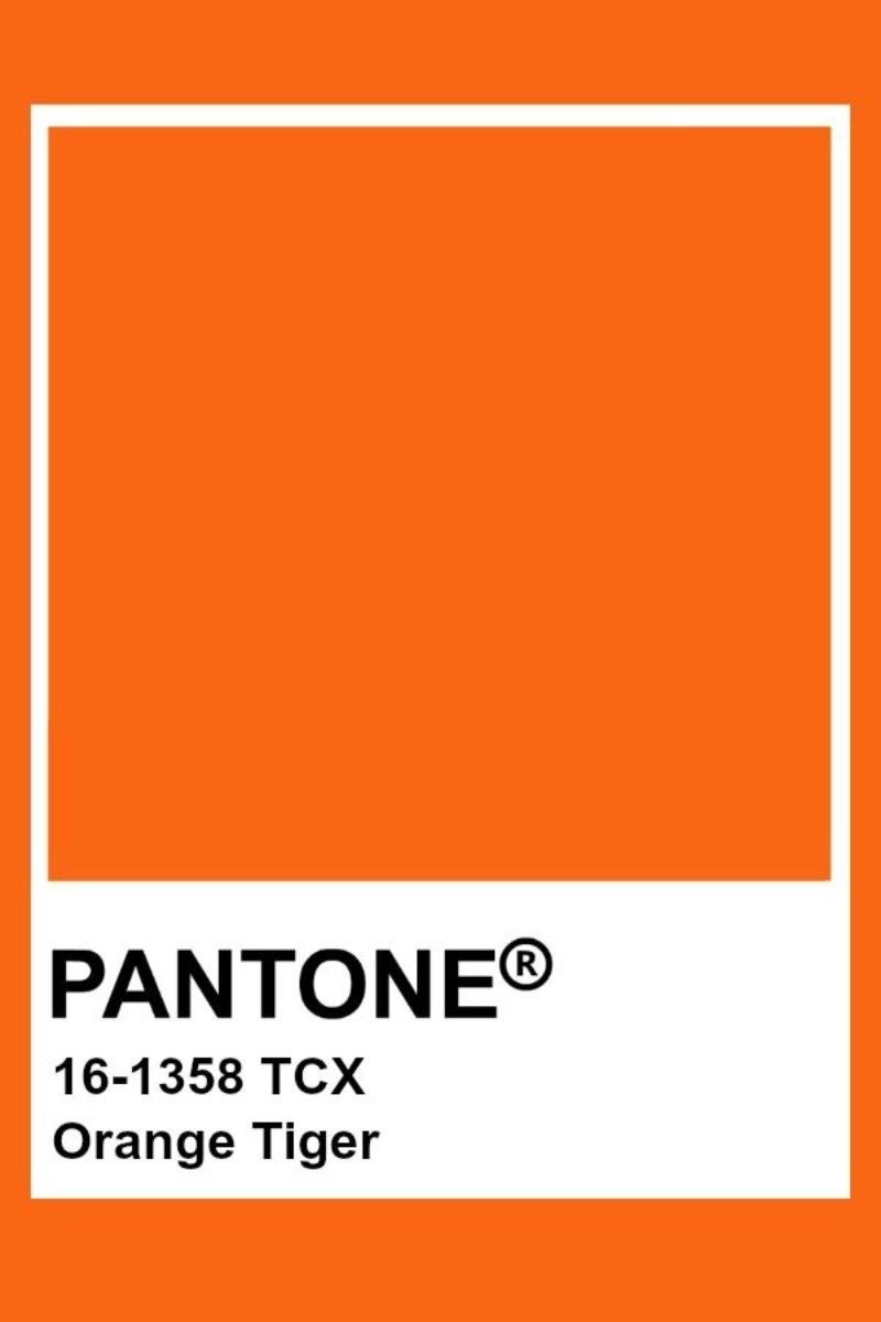 Оранжевый цвет Pantone