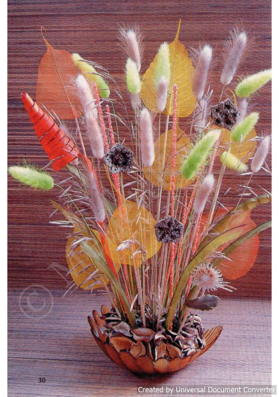 Флористические композиции из сухоцветов