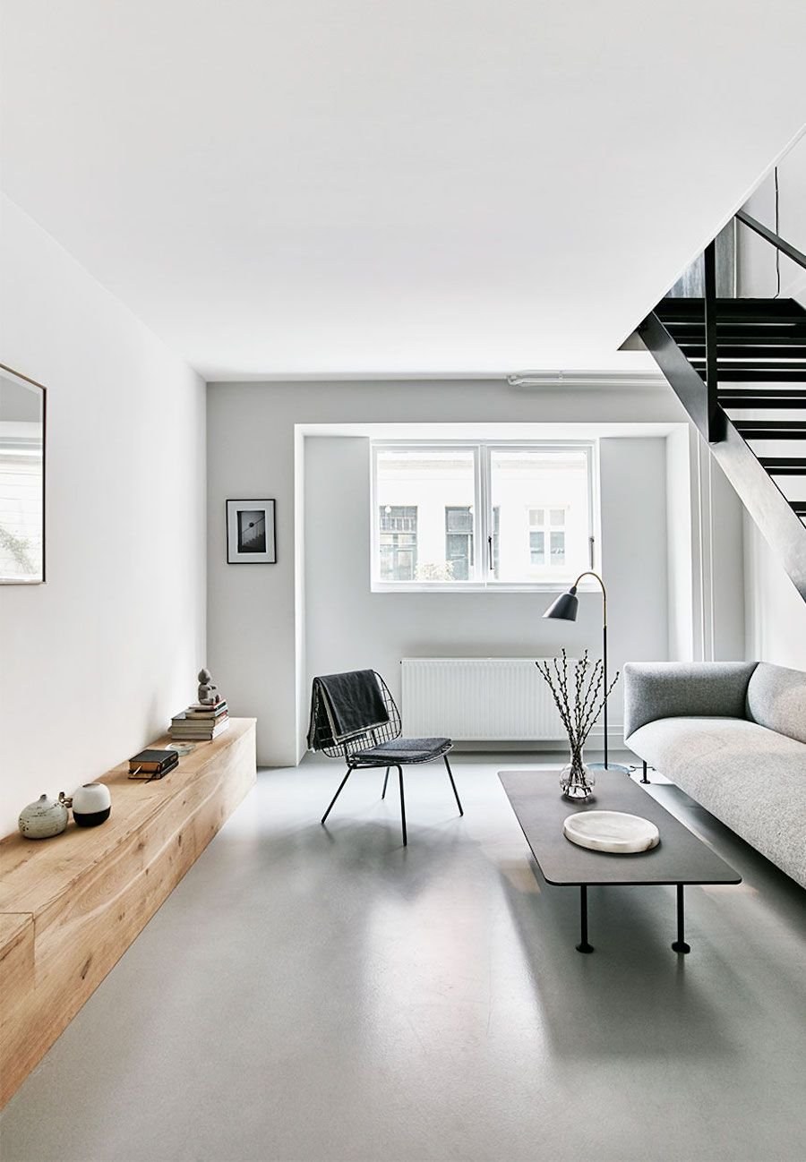 Светлый интерьер Минимализм