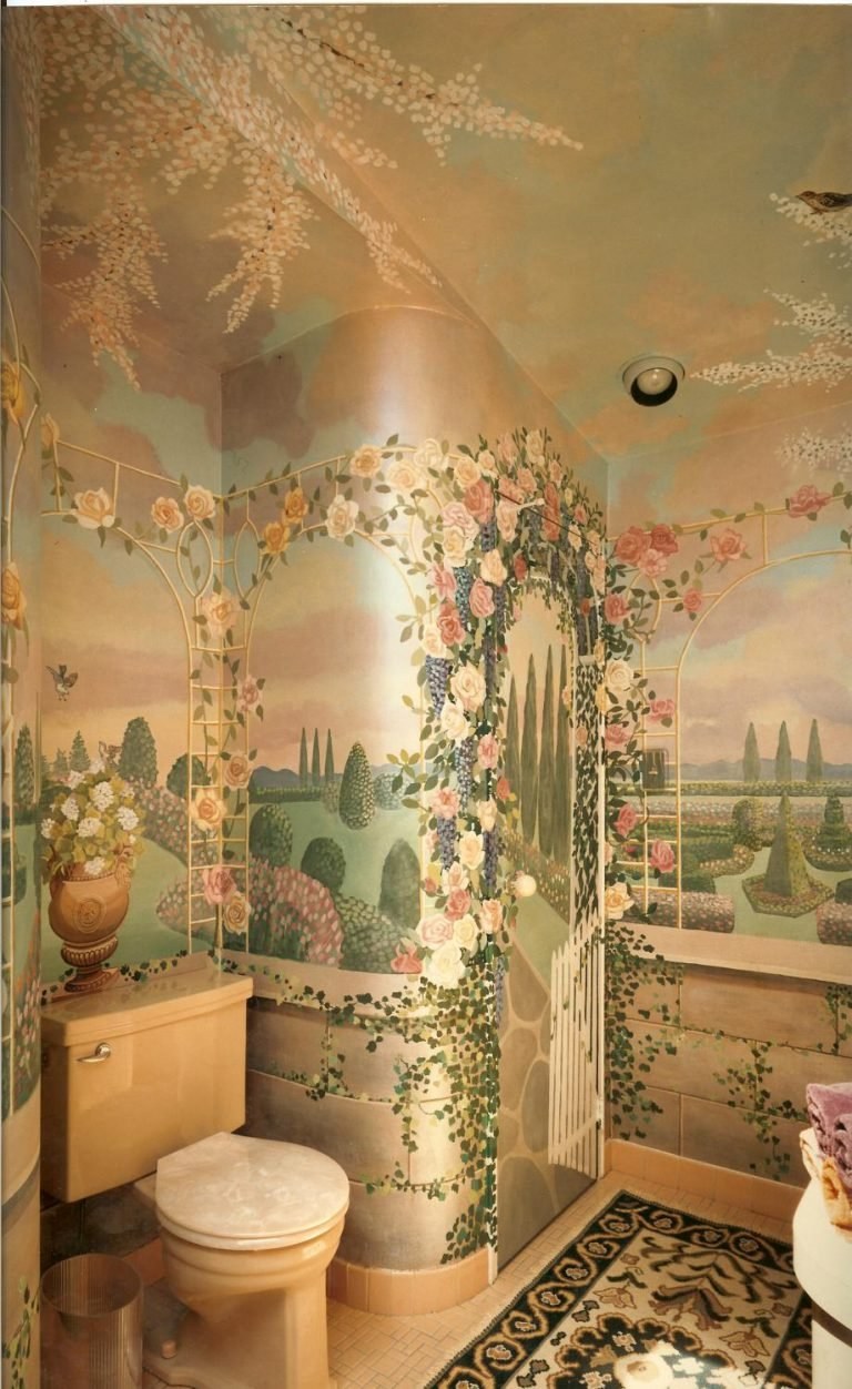 Декор для ванной комнаты на стену