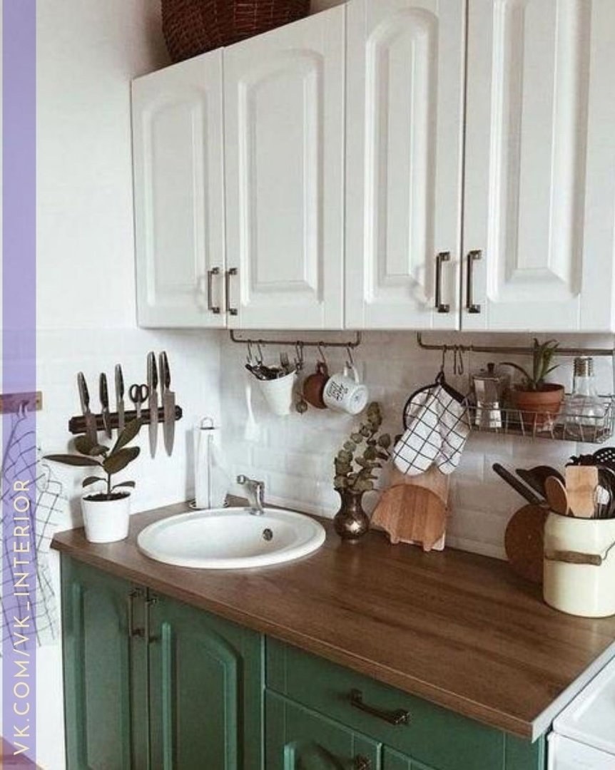 Покраска старого кухонного гарнитура