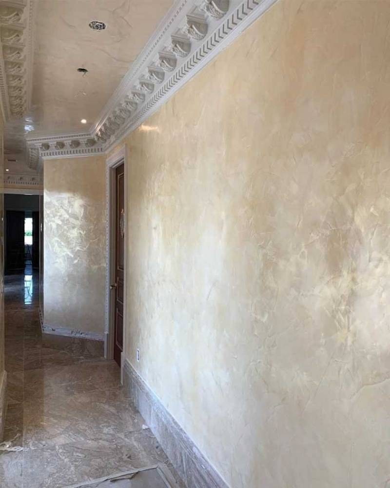 Венецианская штукатурка Каррарский мрамор