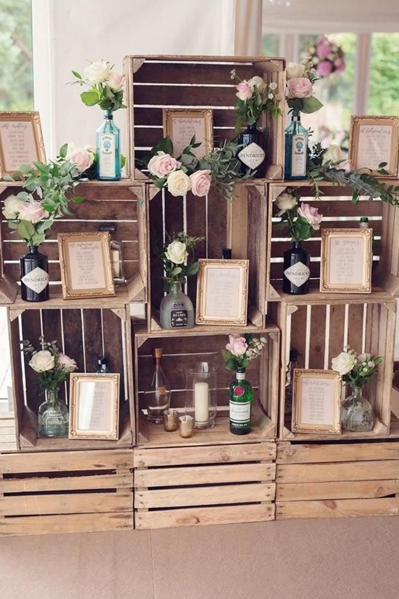 Деревянные ящики в интерьере