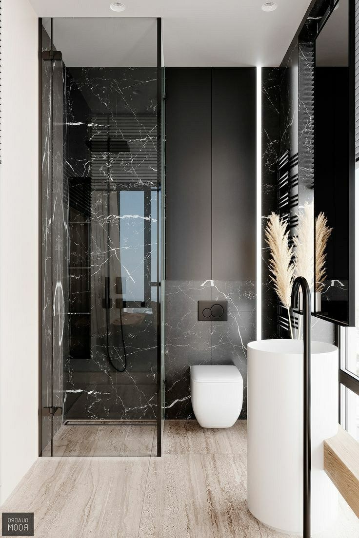 Современная душевая комната