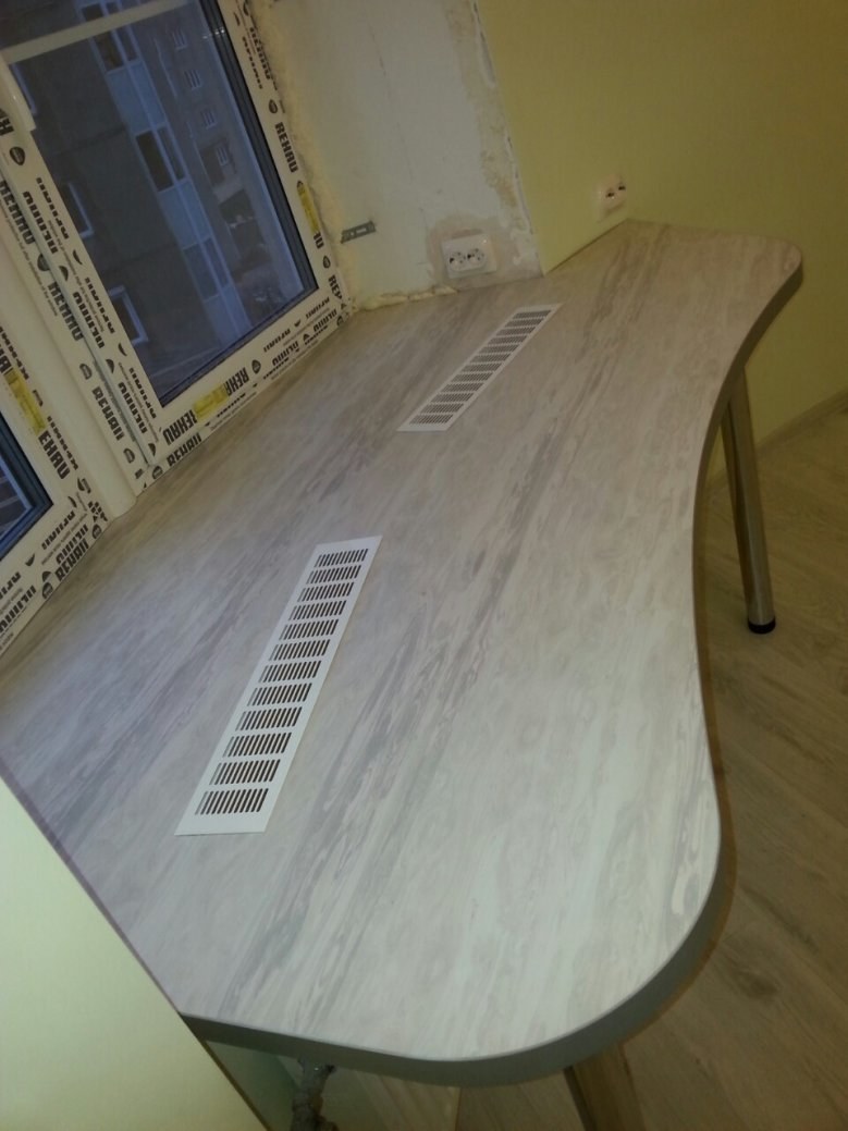 Олива Жемчужная столешница 120