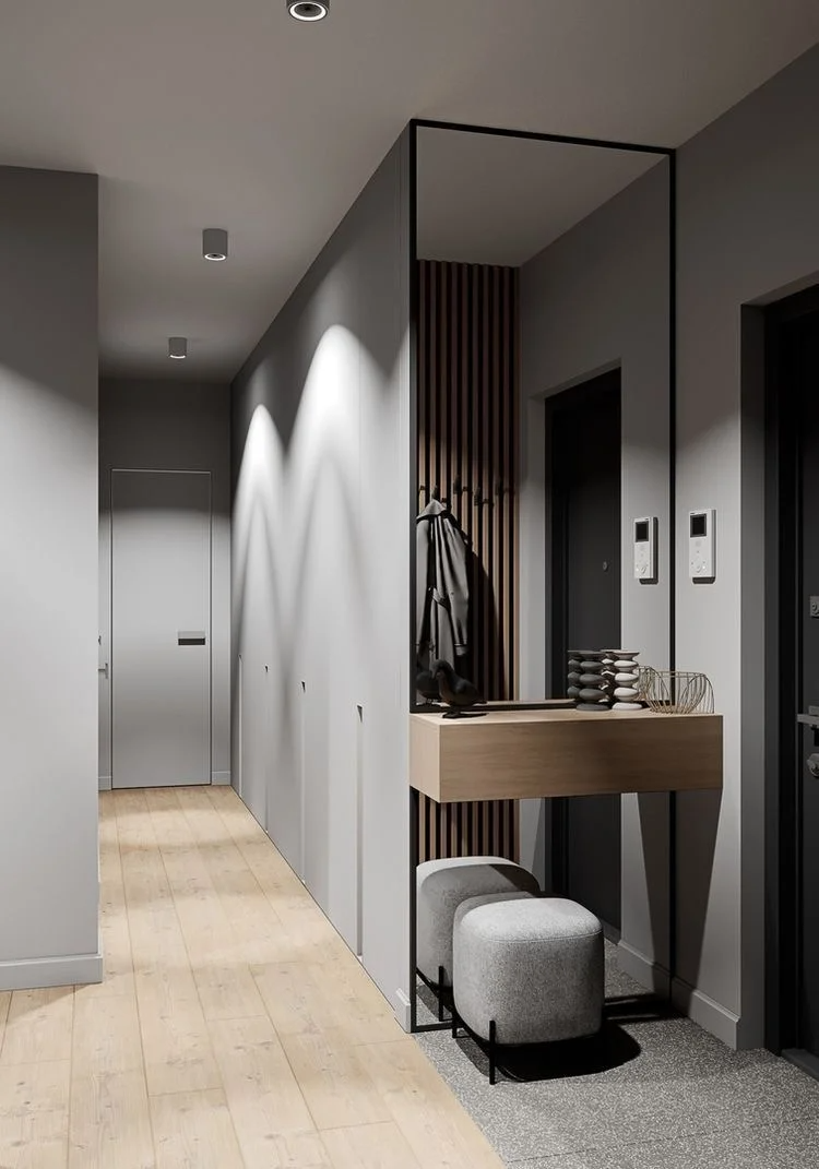 Дизайнерский интерьер прихожей