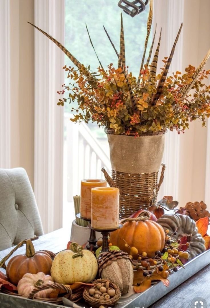 Осенний декор стола