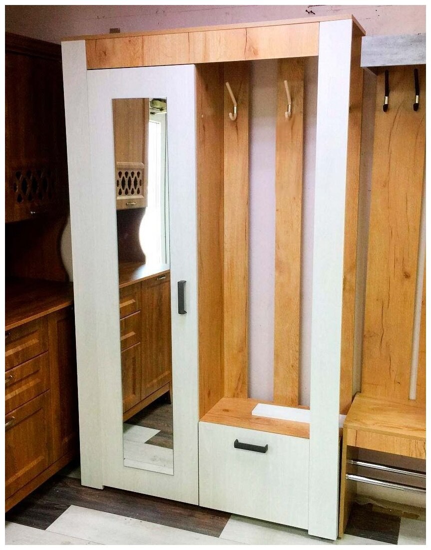 Прихожая "Франк" крафт