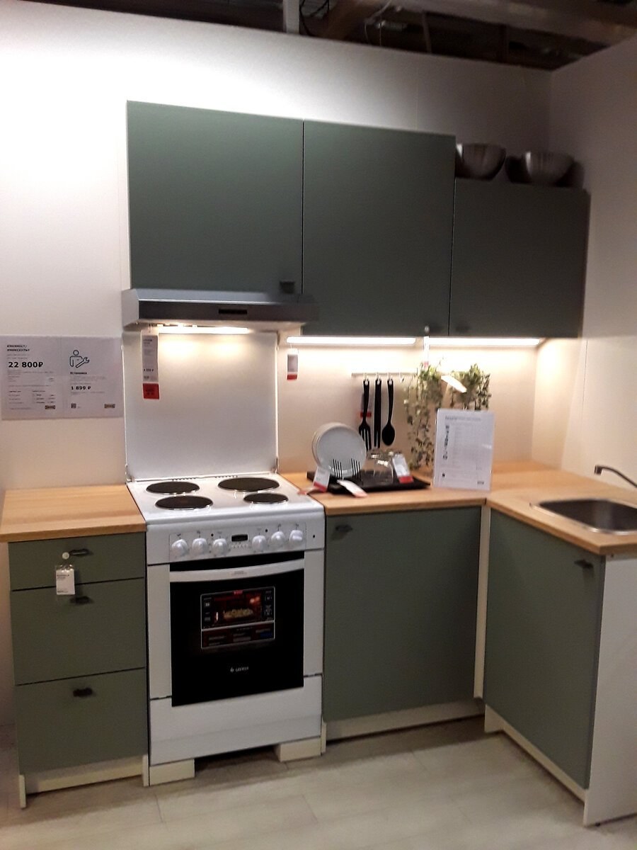 Кухня КНОКСХУЛЬТ икеа угловая