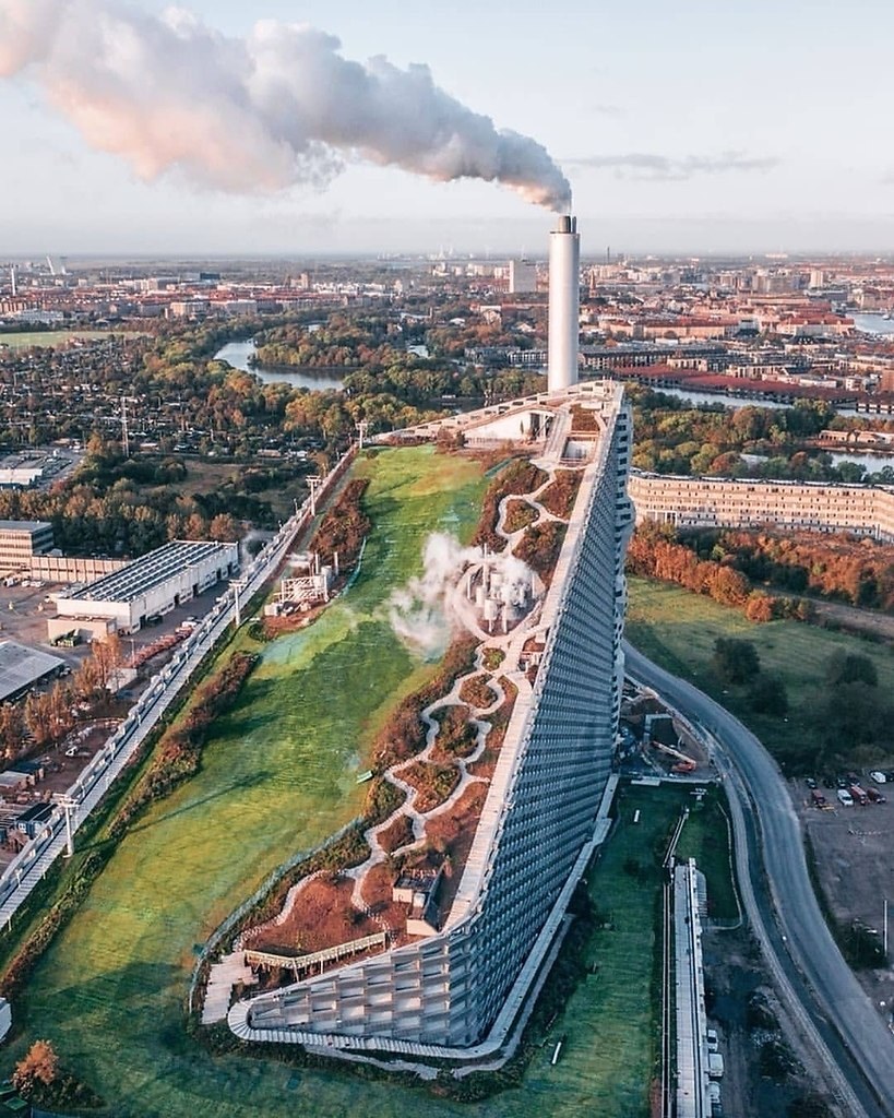 Мусоросжигательный завод в Дании