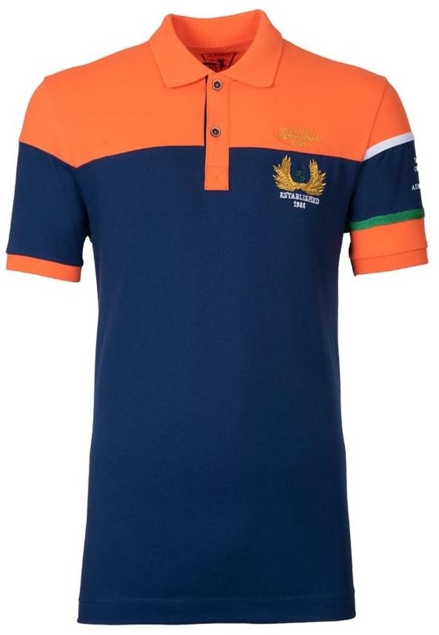 ЮС поло голубая