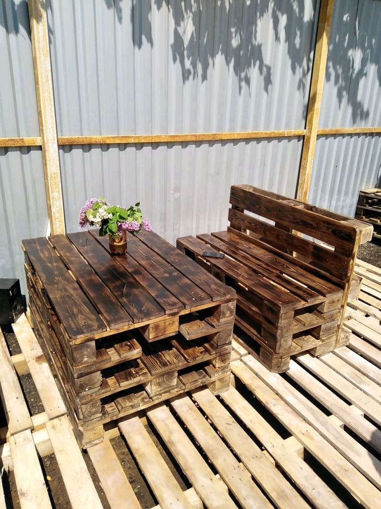 Садовая мебель из паллет