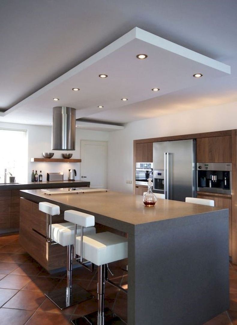 Кухня гостиная с островом