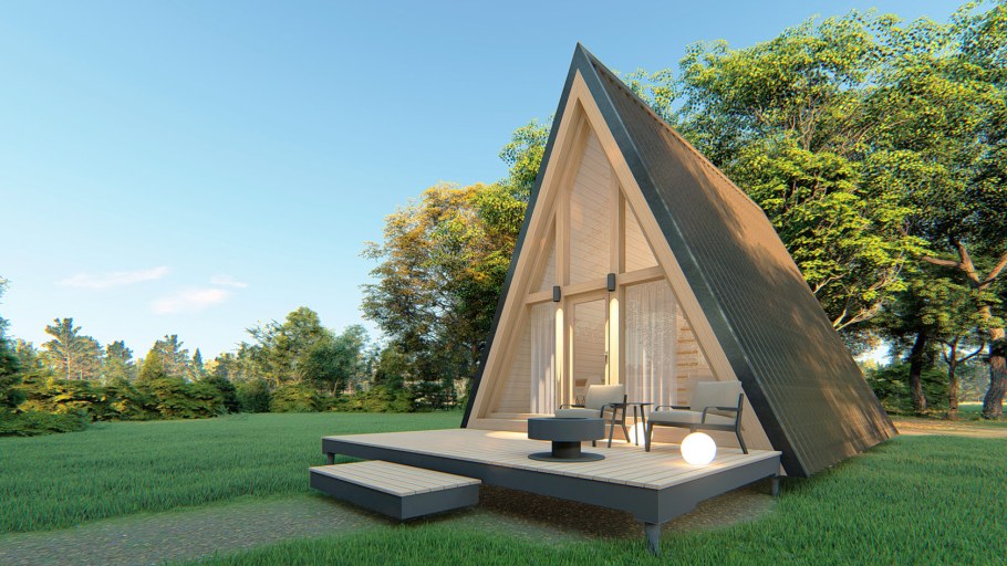 Дом шалаш а фрейм проект