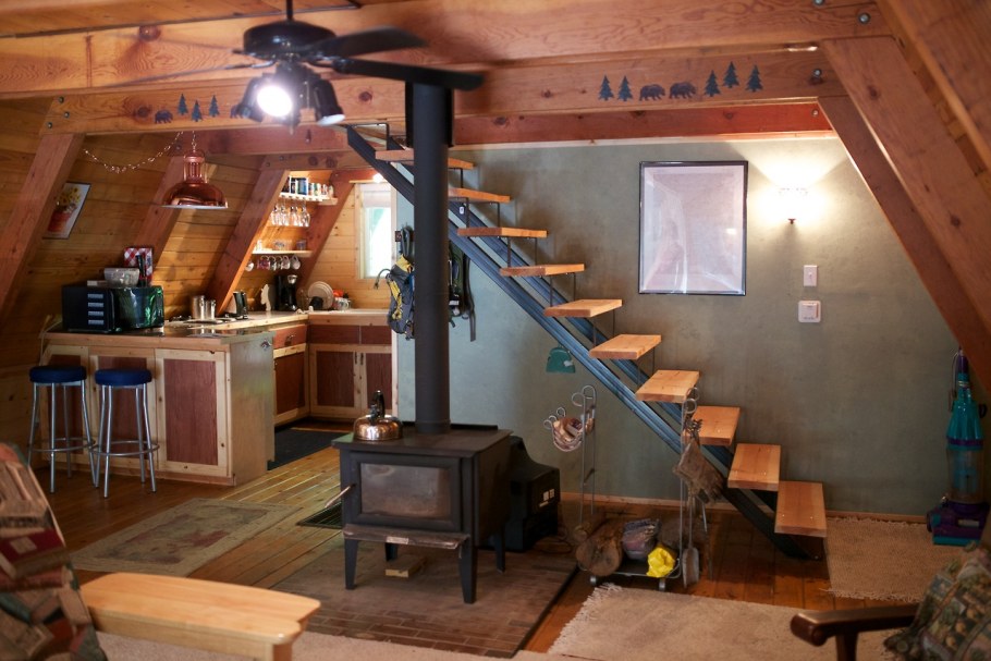 Дом шалаш a-frame планировка