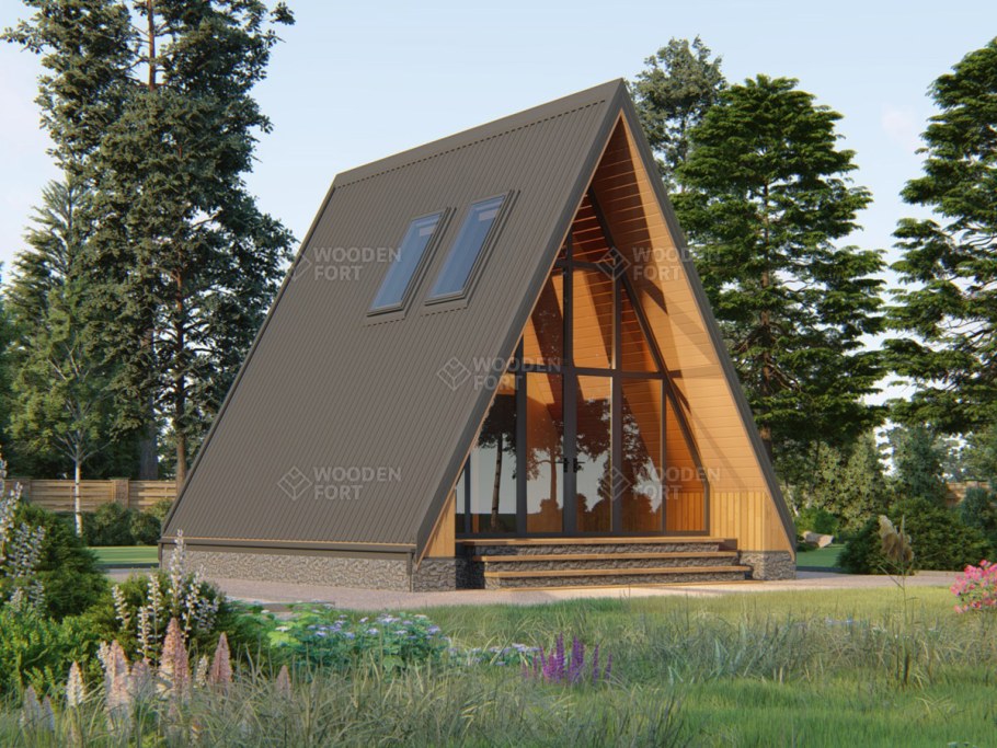 А фрейм дом проект