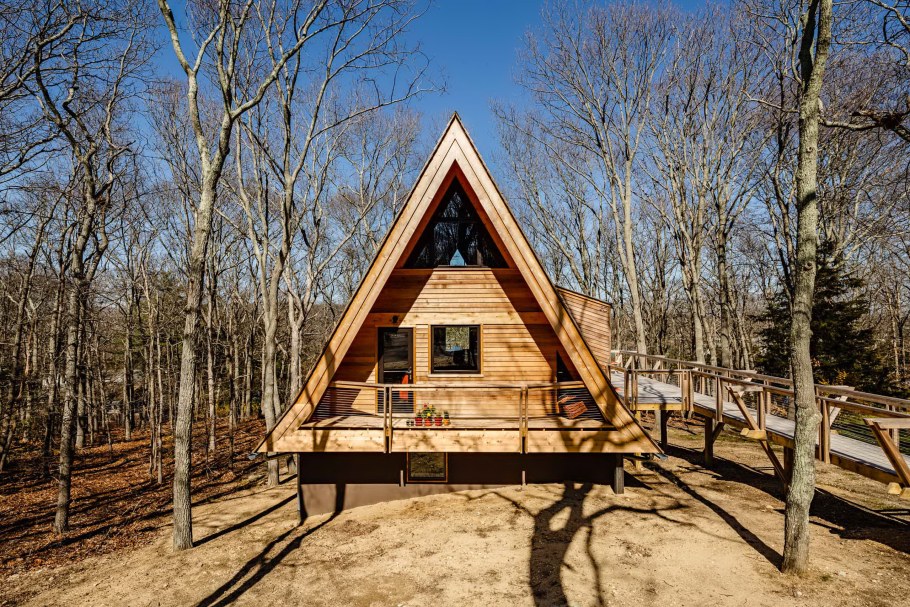А-образный дом. A-frame. Дом шалаш.