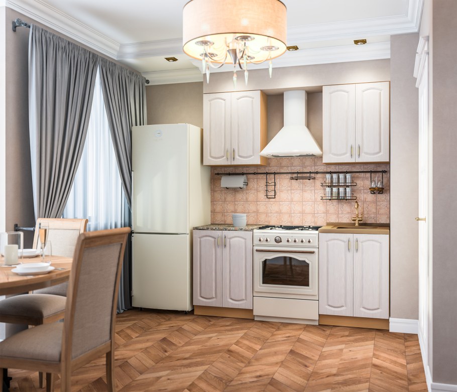 Кухня Оля береза столплит2021