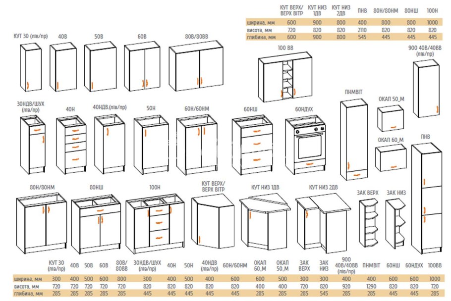 Кухня Оля Столплит ольха