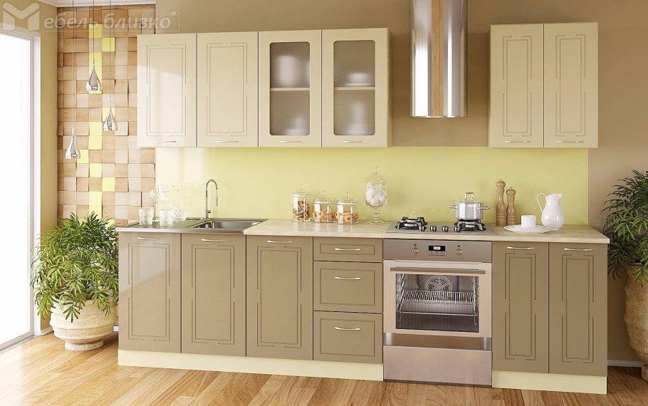 Дуб капучино кухня