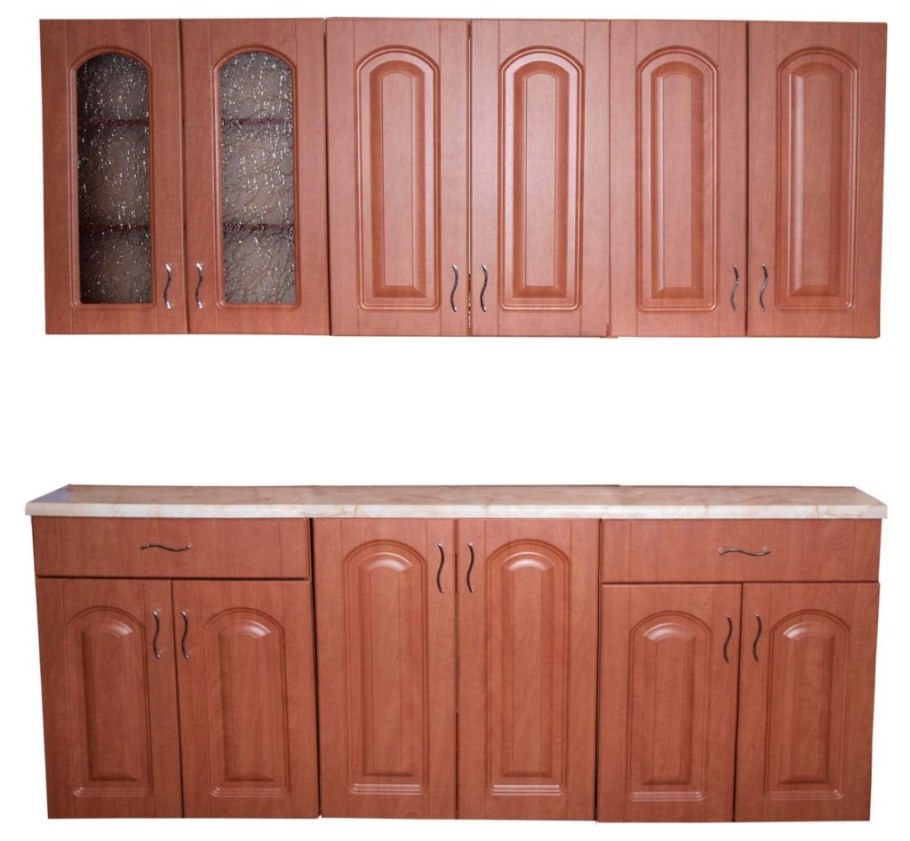 Кухня Ольга угловая МДФ три слона