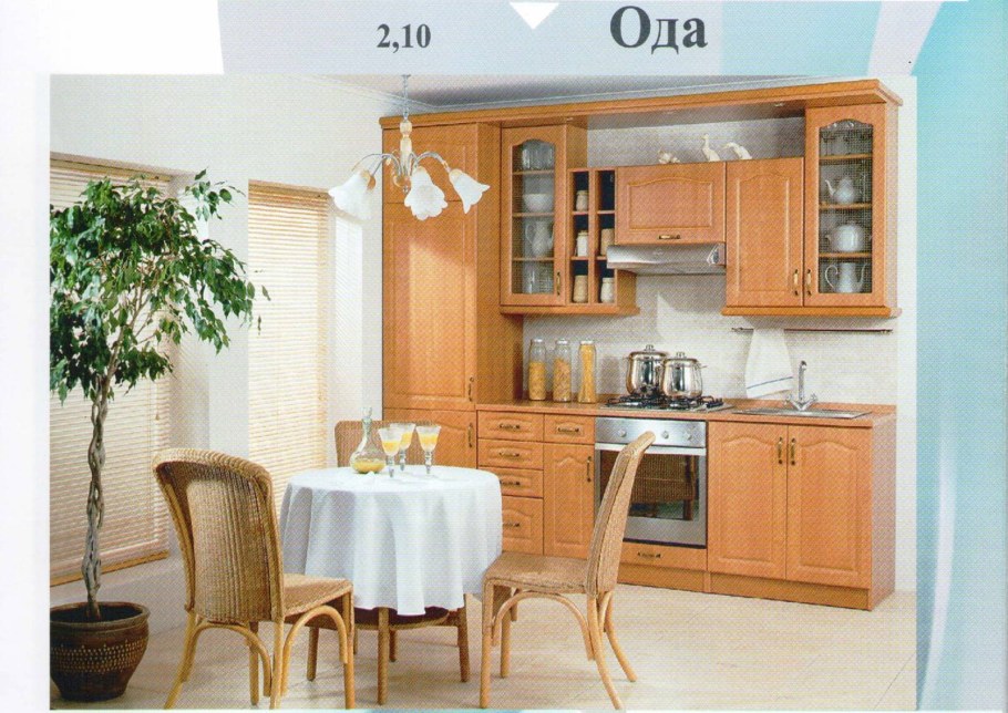 Кухня цвет ольха в интерьере