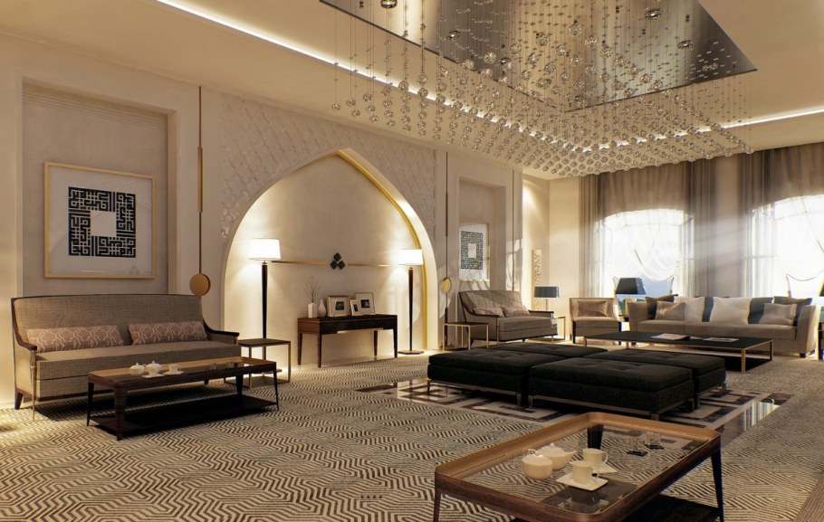 Потолок в марокканском стиле