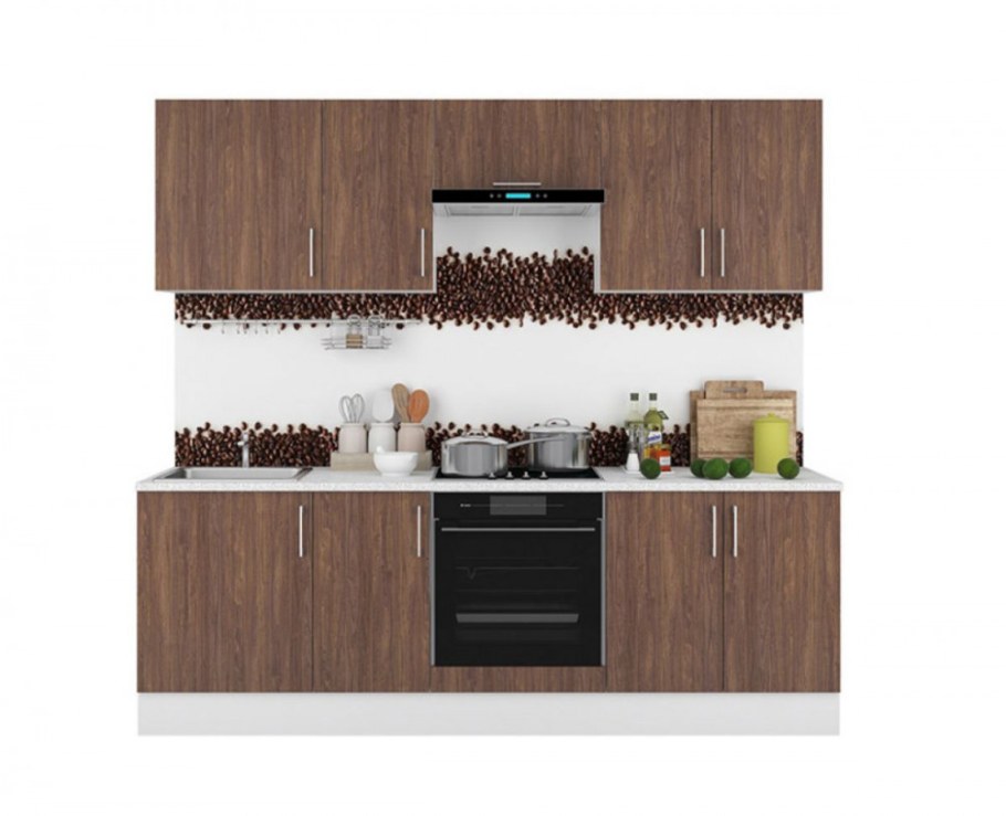 Кухня Европа Горизонт крафт серый 2 м