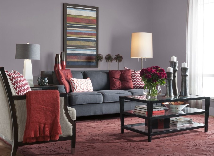 Сочетание красного в интерьере