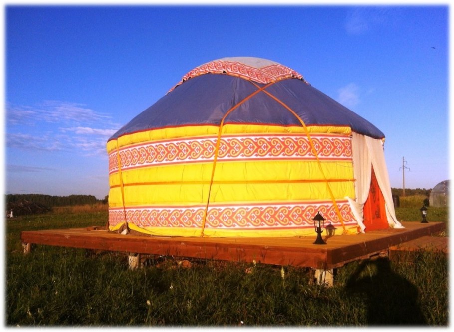 Казахская юрта Муканов