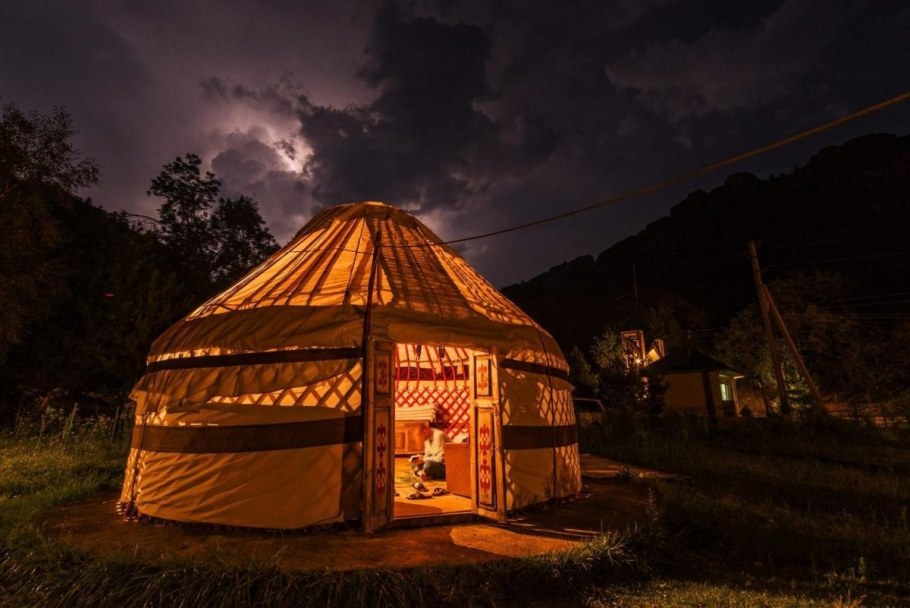 Казахская юрта Эстетика