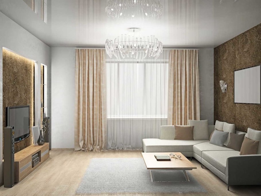 Дизайнерский интерьер гостиной