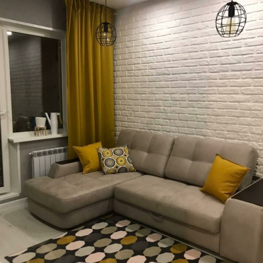 Бюджетный интерьер гостиной