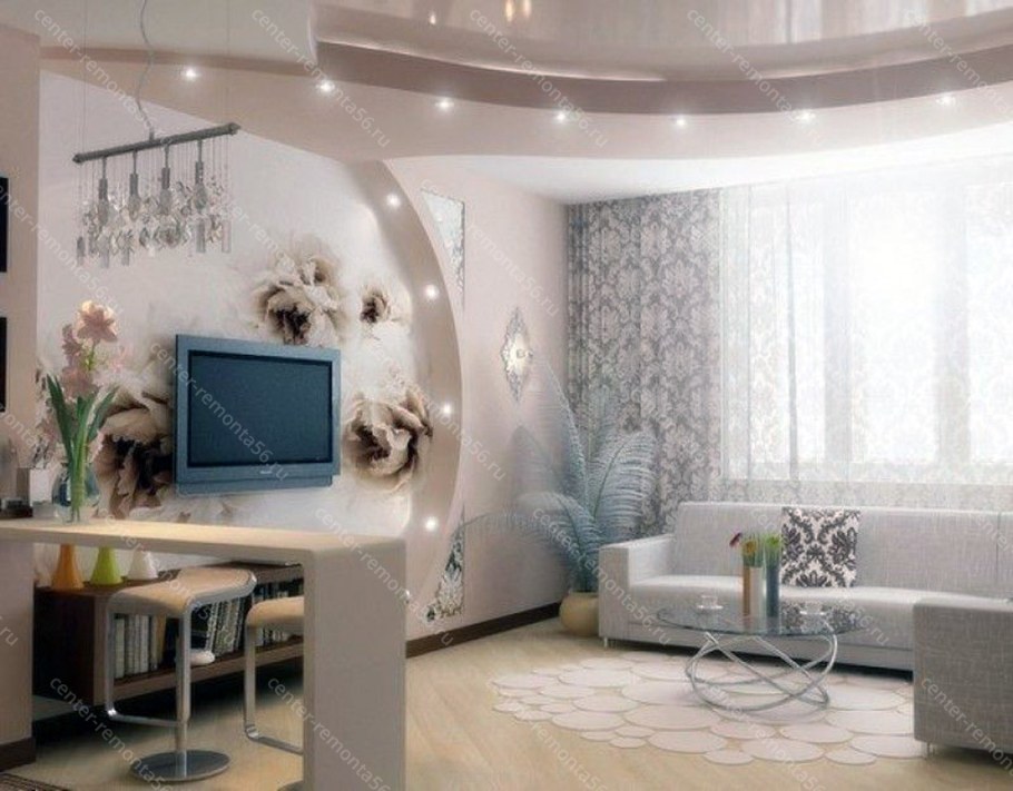 Красивый зал в квартире