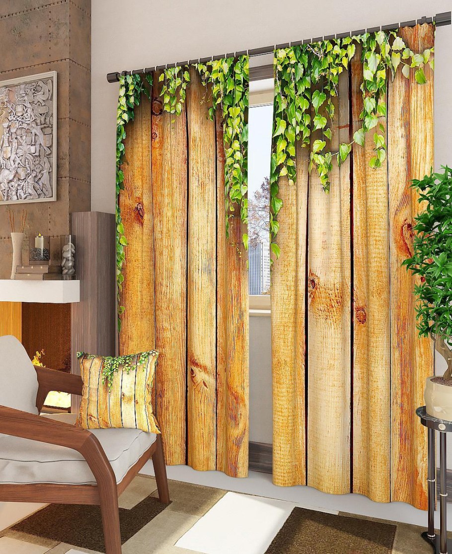 Занавески из дерева