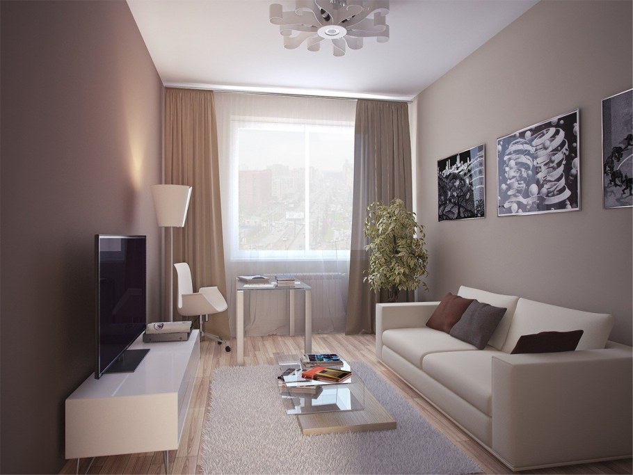 Бюджетный интерьер однокомнатной квартиры