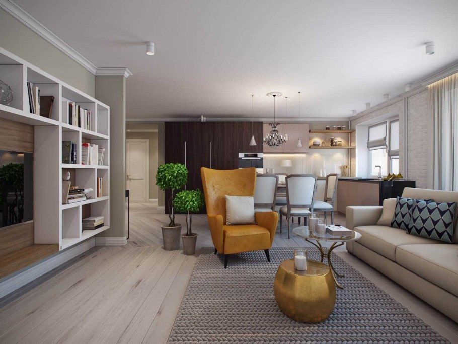 Дизайнерские проекты квартир