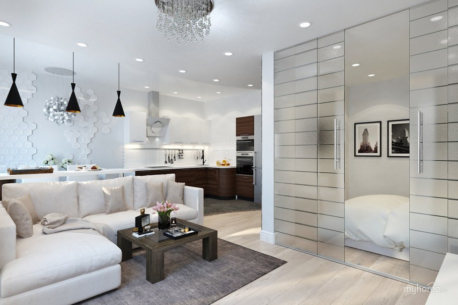 Интерьер квартиры студии