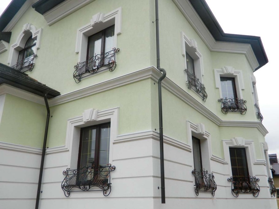 Красивый штукатурный фасад