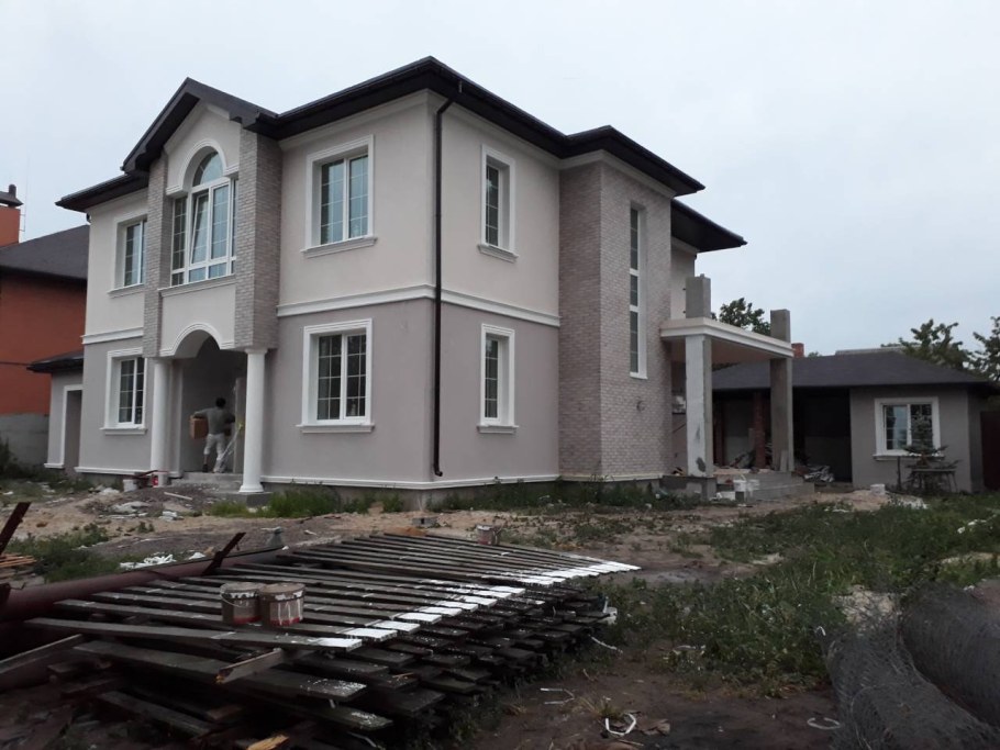 Фасадная штукатурка американка