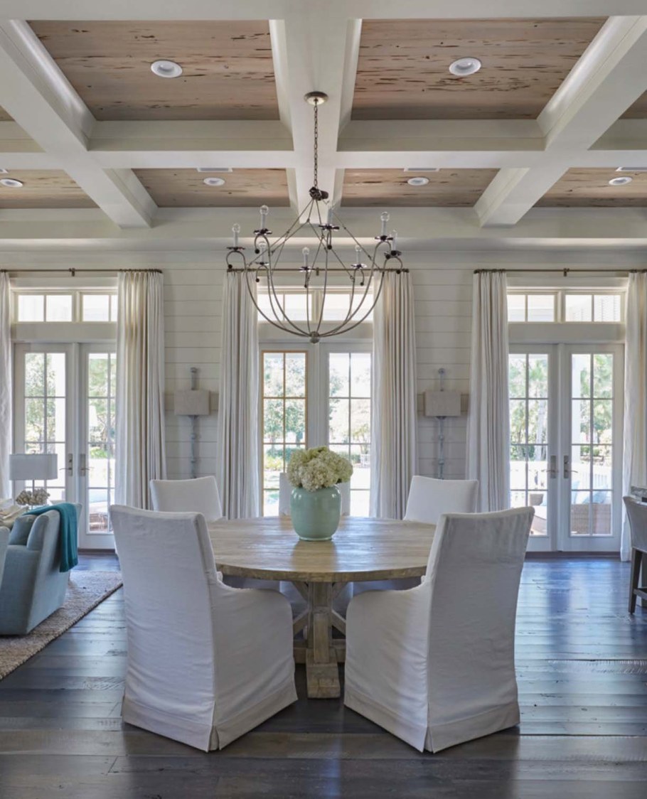 Потолки в коттедже