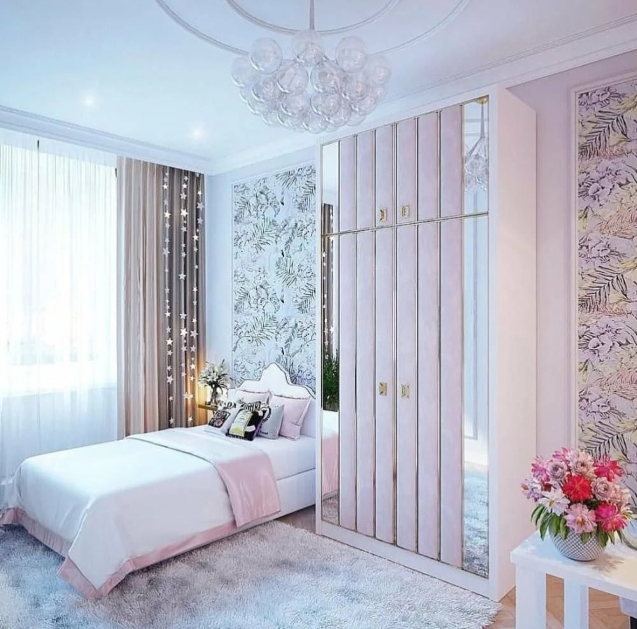 Спальня в пастельных оттенках