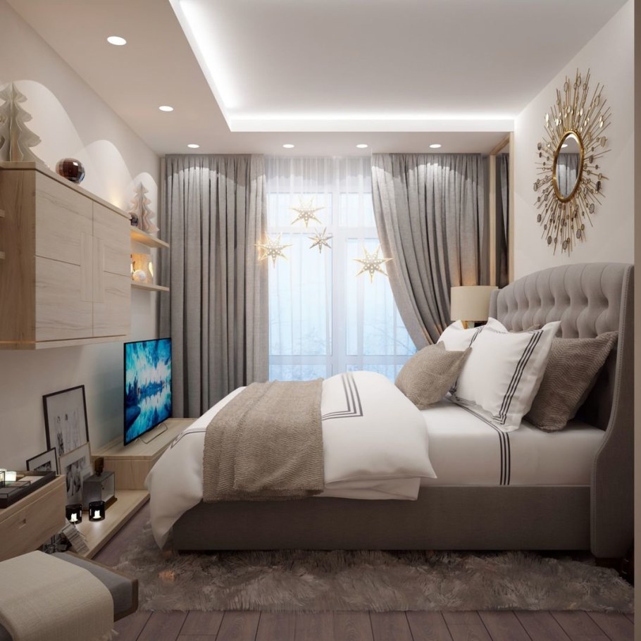 Интерьер комнаты 12 кв