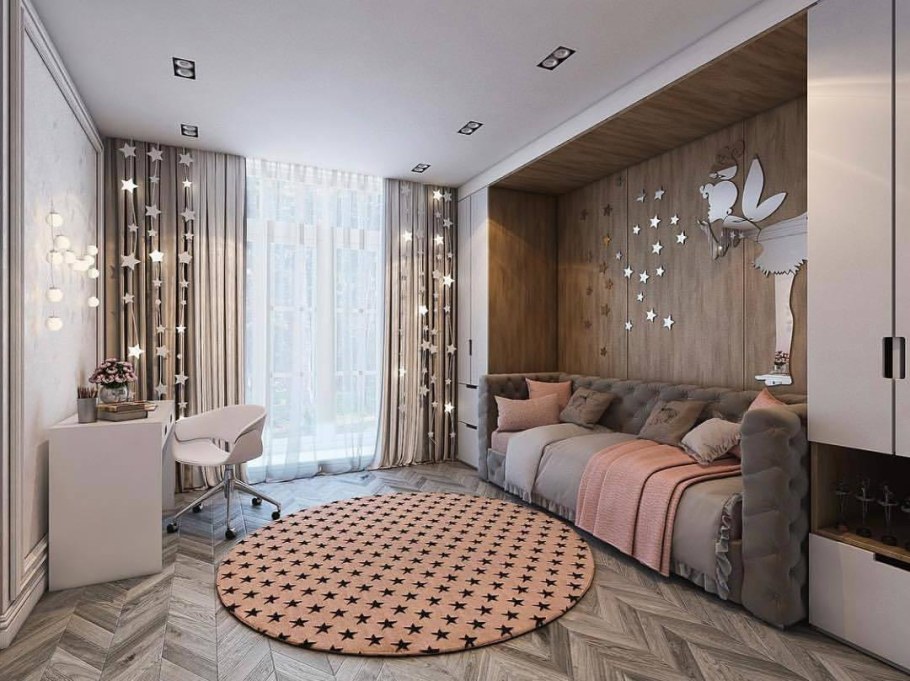 Современная комната для девушки