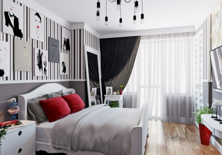 Комната для девушки в современном стиле