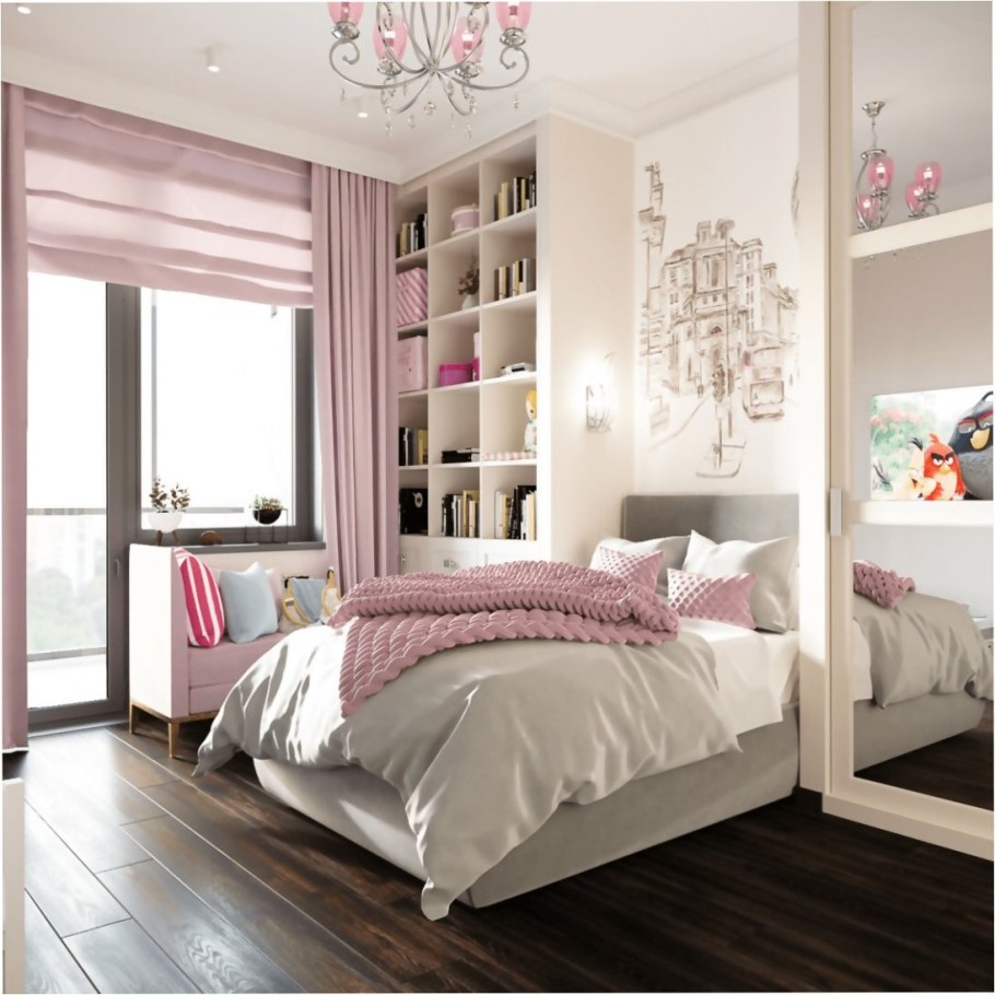 Комнаты для девочек подростков