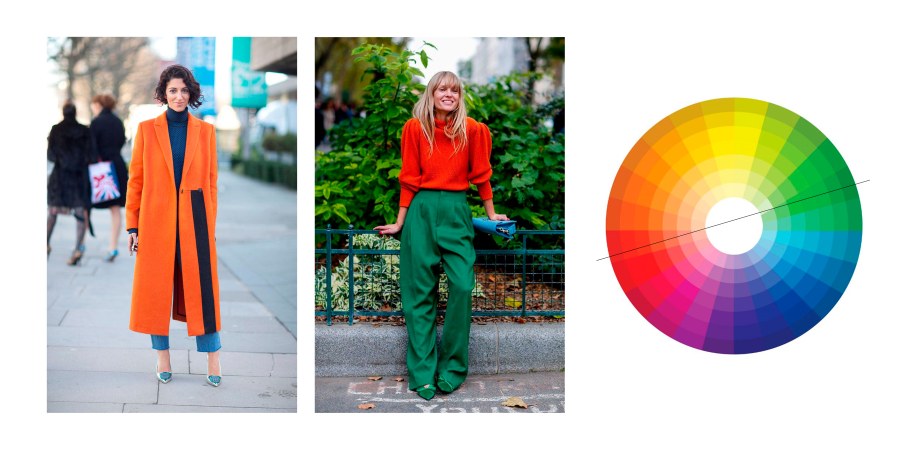 Сплит комплиментарное сочетание цветов